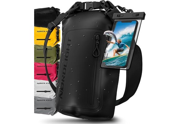 Nordlight Waterdichte Dry Bag met Telefoonhoes en Schouderriem