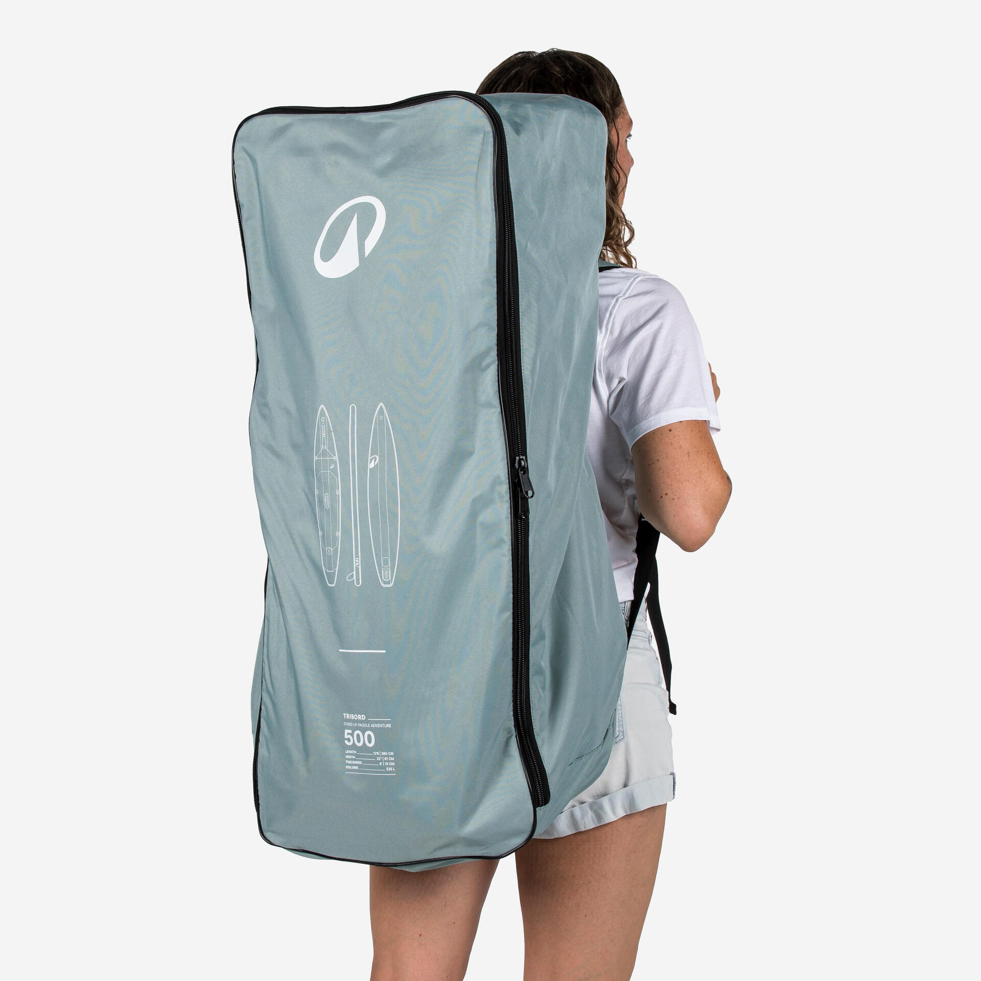 Exploration 500 12’6 Opblaasbaar SUP Board – Touring Paddleboard met Hoge Stabiliteit en Uitstekend Glijvermogen