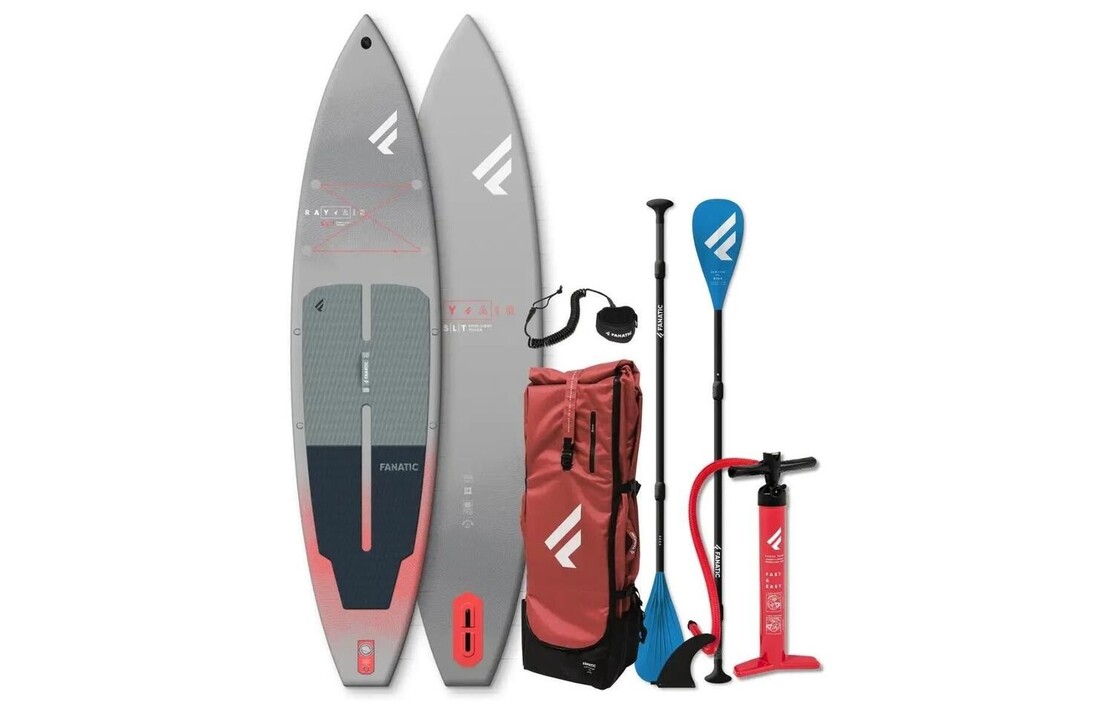 Fanatic Ray Air SLT Touring SUP Set – Opblaasbaar Paddleboard voor Lange Afstanden met Complete Accessoires