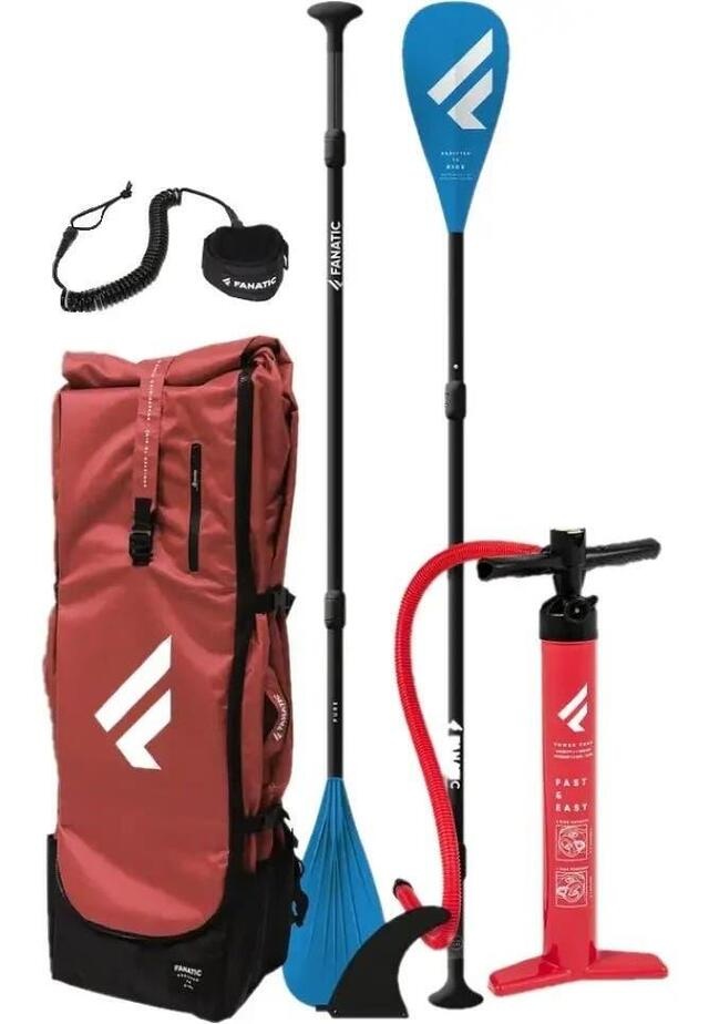 Fanatic Ray Air SLT Touring SUP Set – Opblaasbaar Paddleboard voor Lange Afstanden met Complete Accessoires