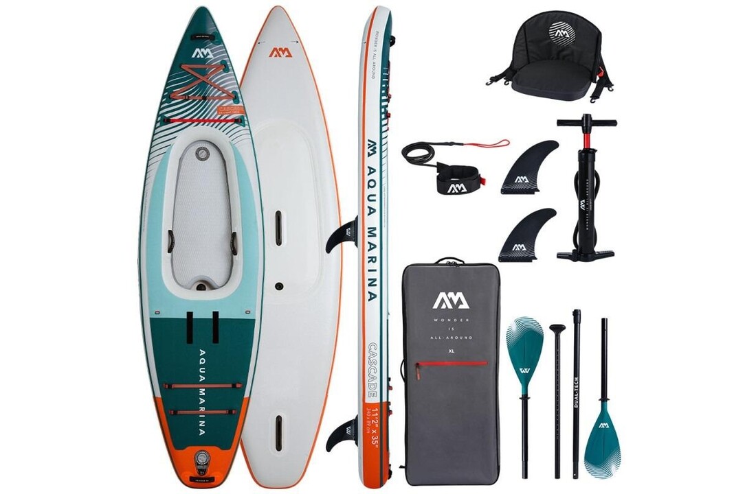 Aqua Marina Cascade 11’2 Opblaasbare SUP & Kajak Hybrid Board