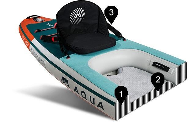 Aqua Marina Cascade 11’2 Opblaasbare SUP & Kajak Hybrid Board