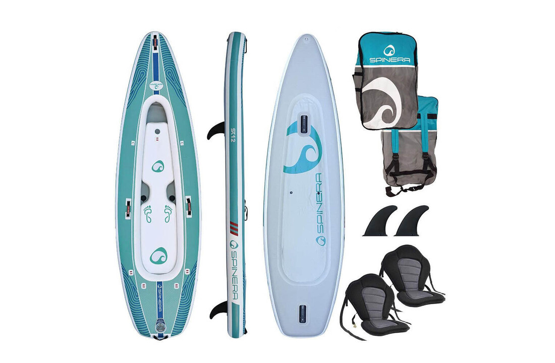 Spinera SUPkajak 10.0 Hybride Opblaasbare SUP & Kajak – 2 Persoons, 365 cm, Compleet Pakket