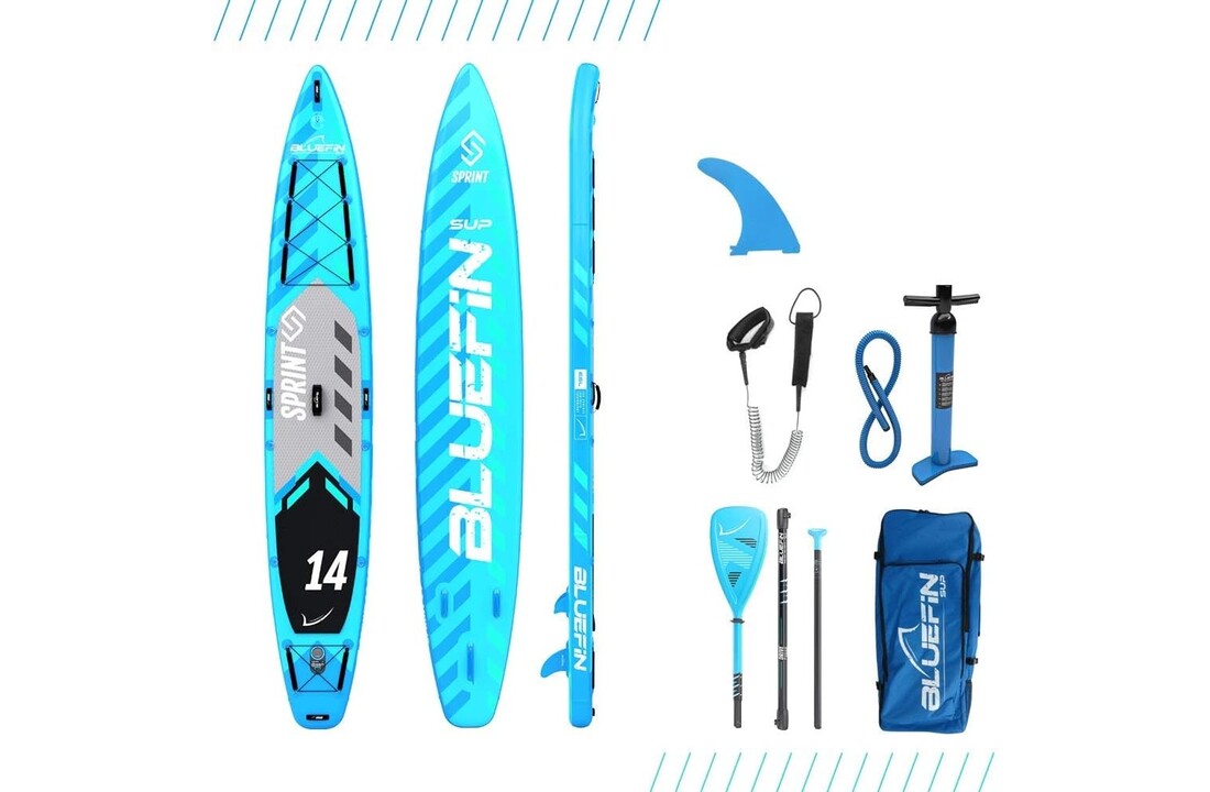 Bluefin Race 12'6 Opblaasbaar SUP Board – Touring & Speed Paddleboard