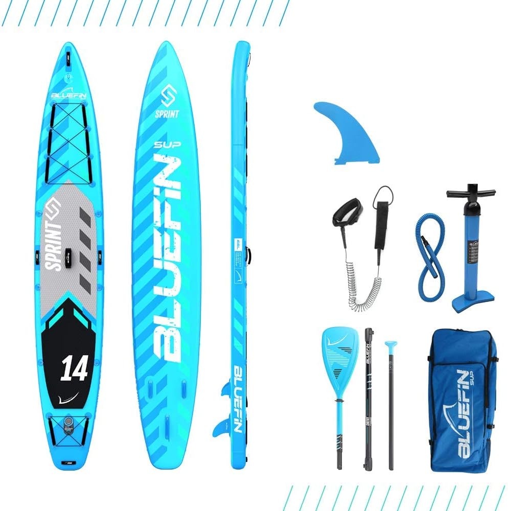 Bluefin Race 12'6 Opblaasbaar SUP Board – Touring & Speed Paddleboard