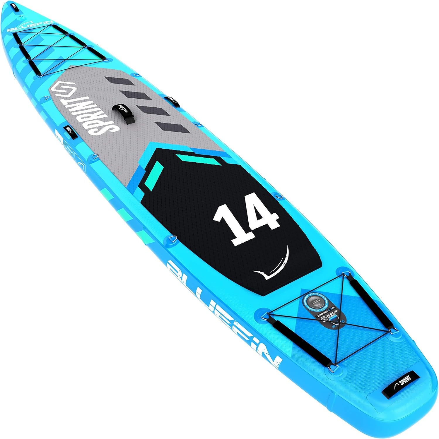 Bluefin Race 12'6 Opblaasbaar SUP Board – Touring & Speed Paddleboard