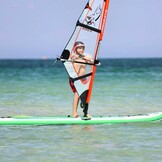 Watrflag Jibe 10’6 Windsurf & SUP Board – Complete Set met 2,4 m² Unifiber Rookie Sail Rig