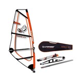 Watrflag Jibe 10’6 Windsurf & SUP Board – Complete Set met 2,4 m² Unifiber Rookie Sail Rig