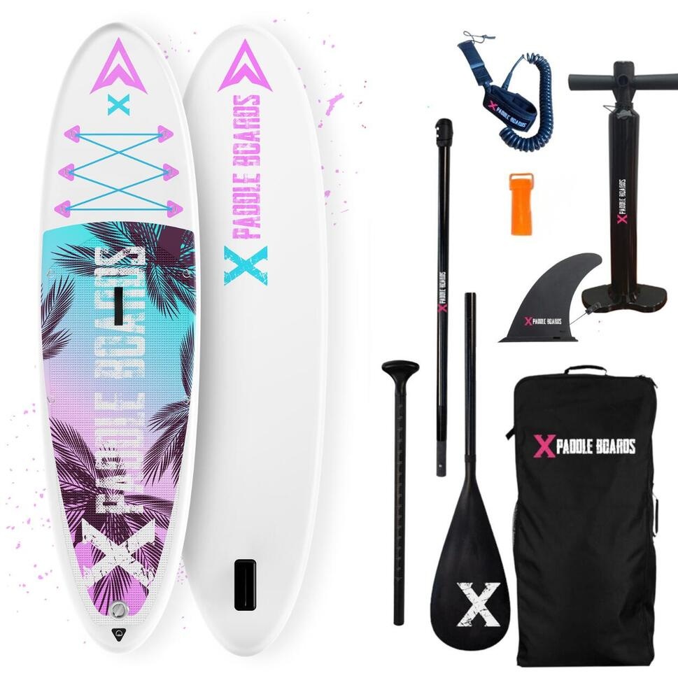 Wave Rider 8’3 Pinky X Opblaasbare SUP Board – Complete Pack voor Kinderen & VrouwenOpblaasbaar SUP, Surf & Body Board – 251 cm Complete Set