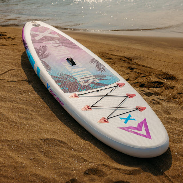 Wave Rider 8’3 Pinky X Opblaasbare SUP Board – Complete Pack voor Kinderen & VrouwenOpblaasbaar SUP, Surf & Body Board – 251 cm Complete Set
