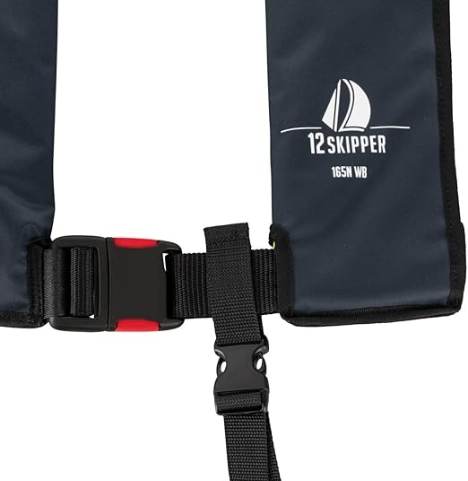 12Skipper Automatisch Reddingsvest – 165 N, veilig en comfortabel, automatisch activerend bij watercontact