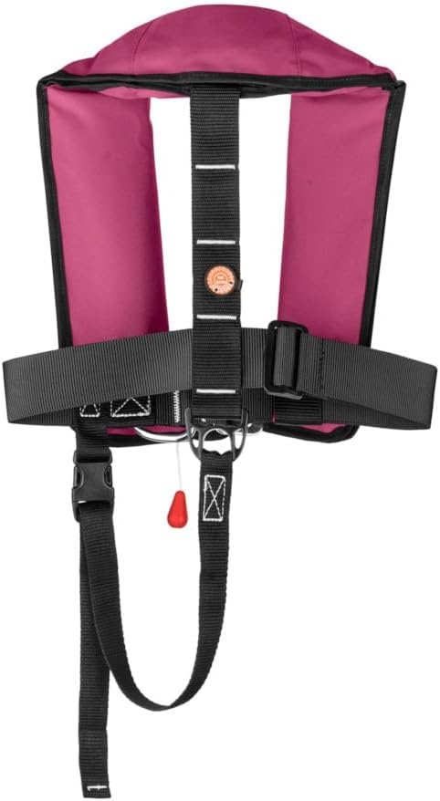 12Skipper Automatisch Kinderreddingsvest – 150N, ISO gecertificeerd, met harnas en automatische activatie – marineblauw