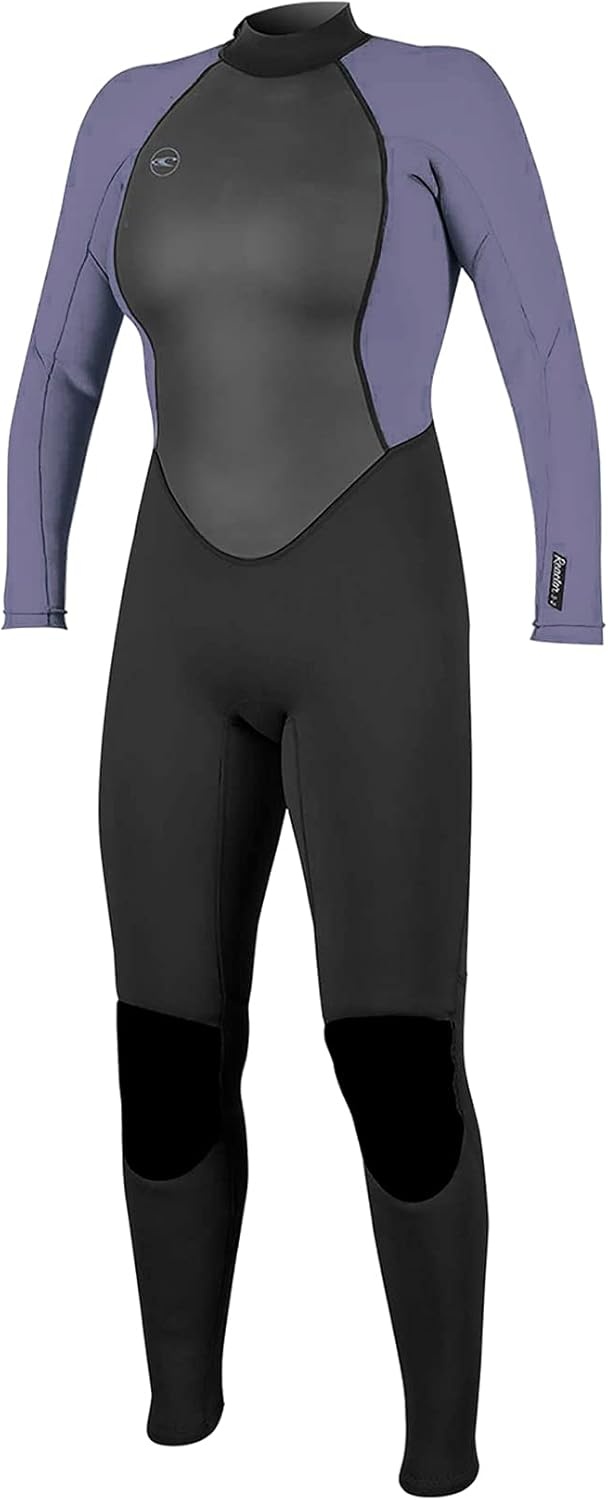 O’Neill Reactor II 3/2mm Dames Wetsuit – Full Body Back Zip Neopreen Surfpak voor Watersport – Zwart