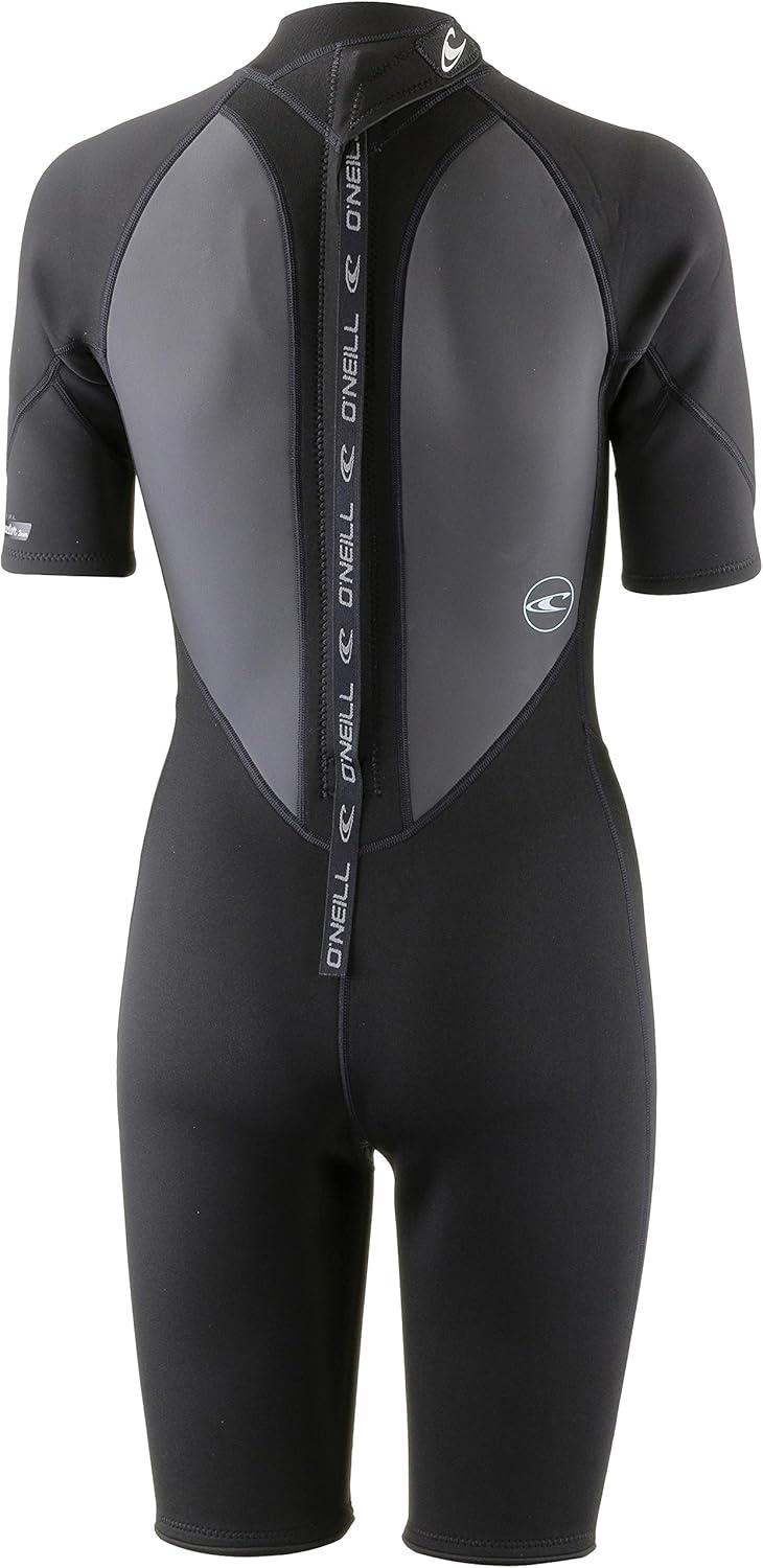 O’Neill Reactor 2mm Dames Spring Wetsuit – Back Zip Neopreen SUP Pak – Zwart