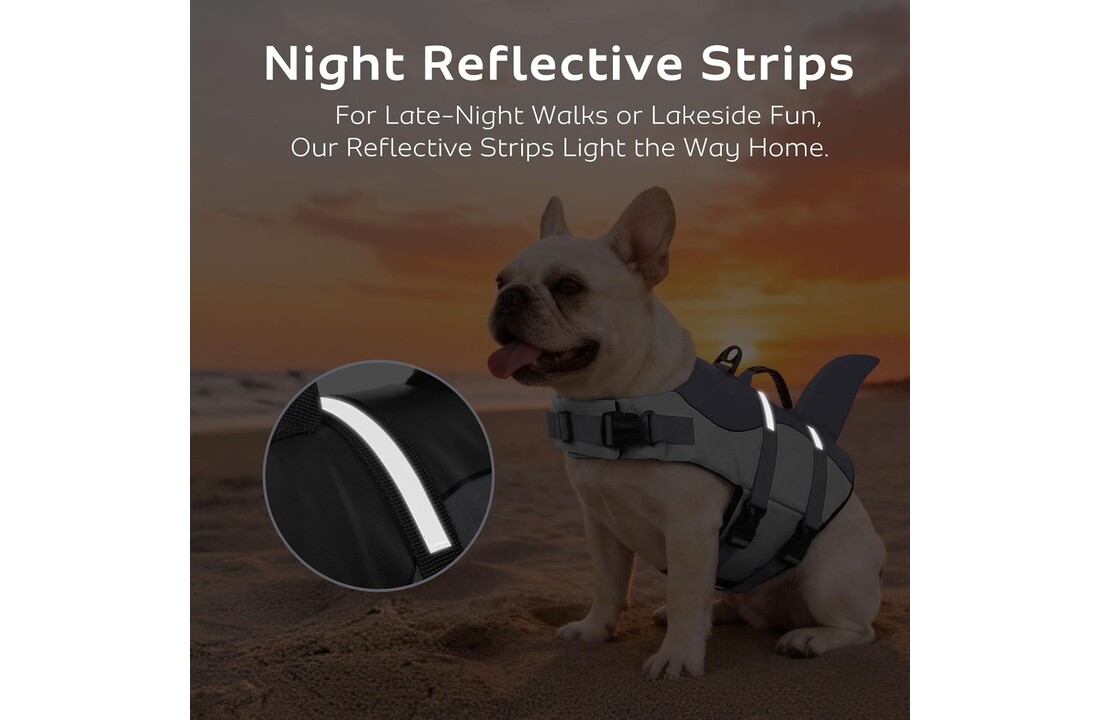 CITÉTOILE Reddingsvest Hond – Ripstop Zwemvest voor Middelgrote Honden