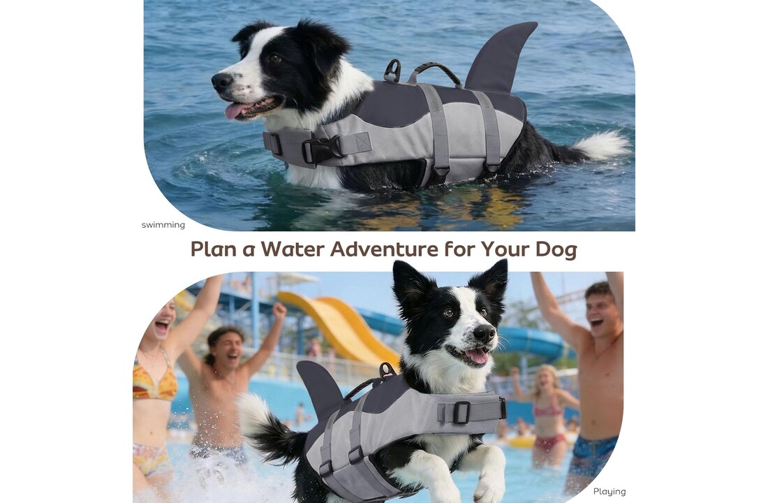 CITÉTOILE Reddingsvest Hond – Ripstop Zwemvest voor Middelgrote Honden