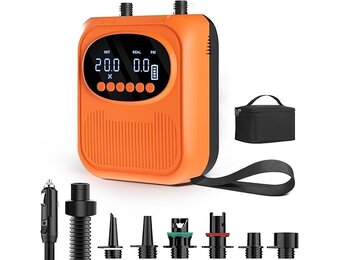 Mojimdo Elektrische SUP Pomp – Automatische Luchtpomp voor Paddleboard