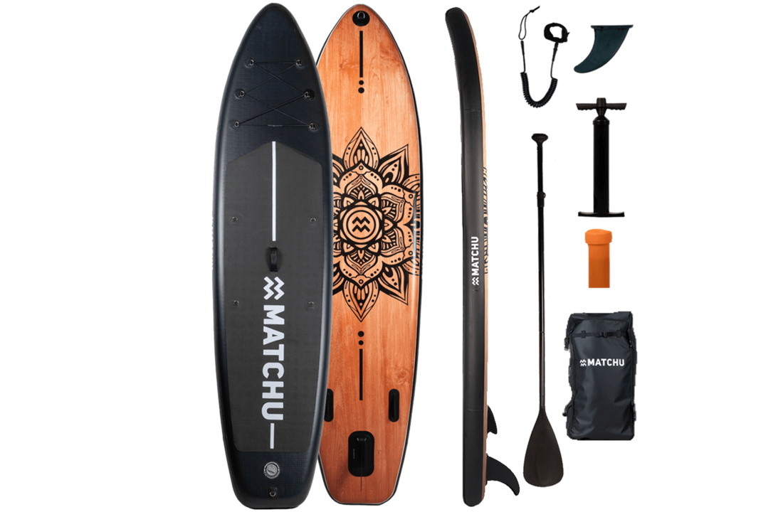 MATCHU allround SUP board - Wood/mandala