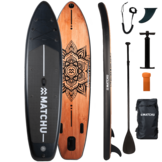 MATCHU allround SUP board - Wood/mandala