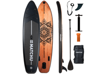 MATCHU allround SUP board - Wood/mandala - Refurbished