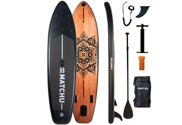 MATCHU allround SUP board - Wood/mandala
