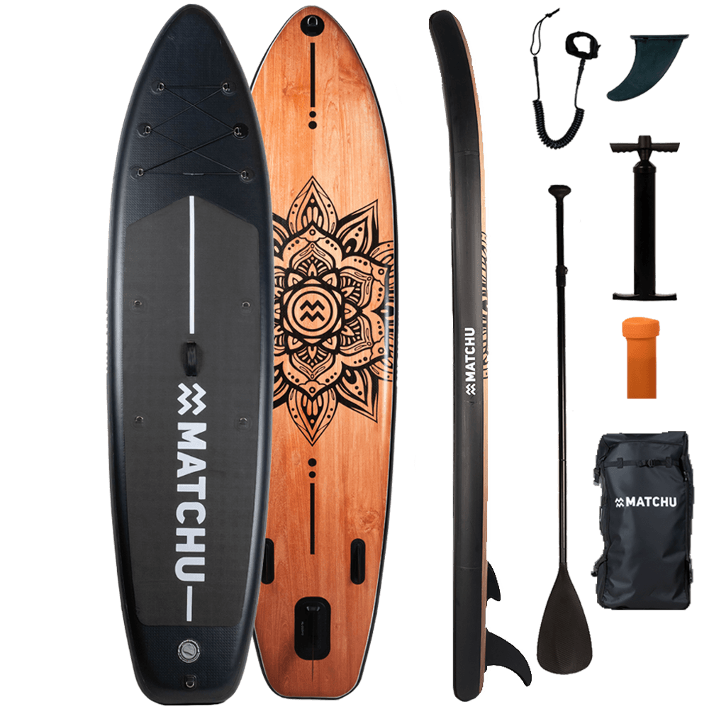 MATCHU allround SUP board - Wood/mandala