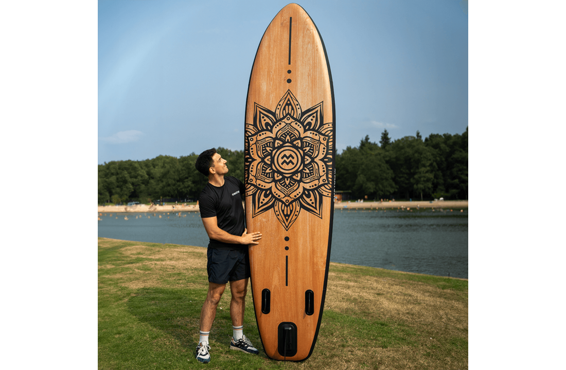 MATCHU allround SUP board - Wood/mandala