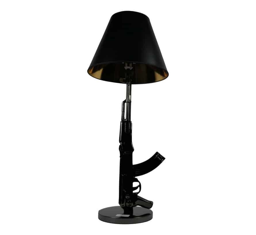 vloerlamp/tafellamp AK-47 antraciet