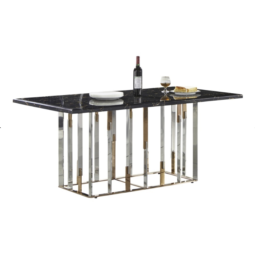 Eettafel Marmer - Zwart