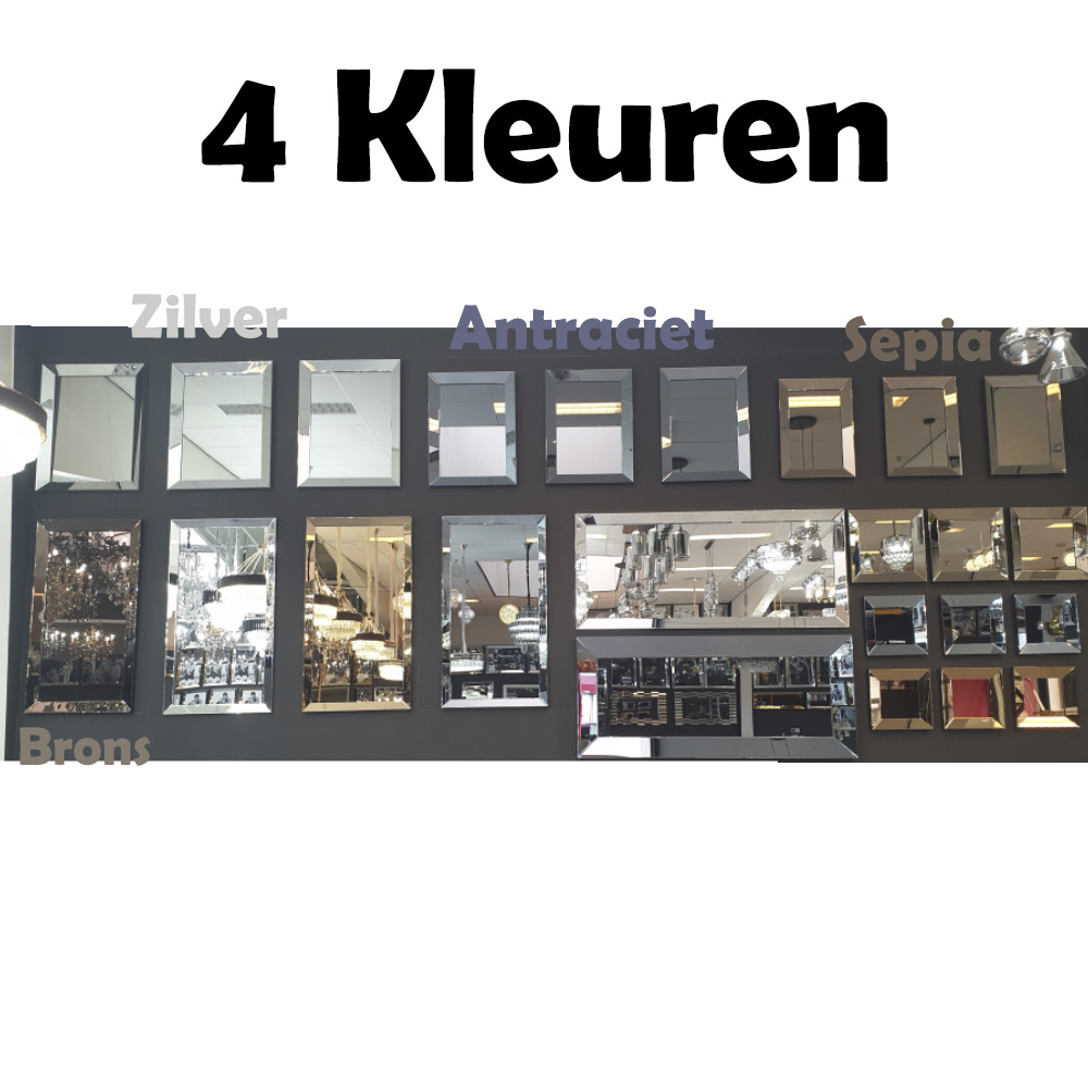 verticaal Tandheelkundig het einde Spiegel Eric Kuster style in 3 kleuren - Lampenenmeer.nl