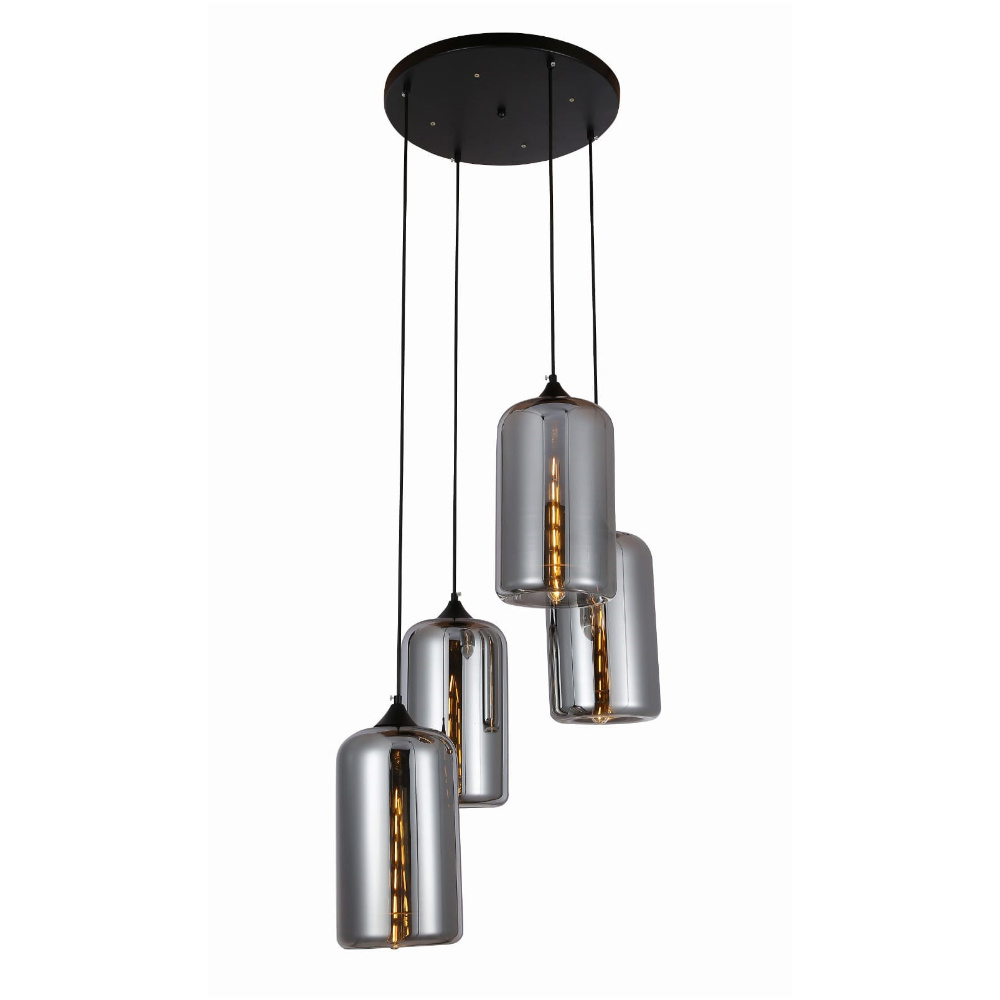 Hanglamp - Quattro Fists (Smoking Glass)