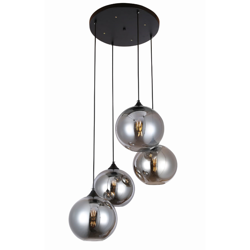 Hanglamp - Quattro Buns (Smoking Glass)