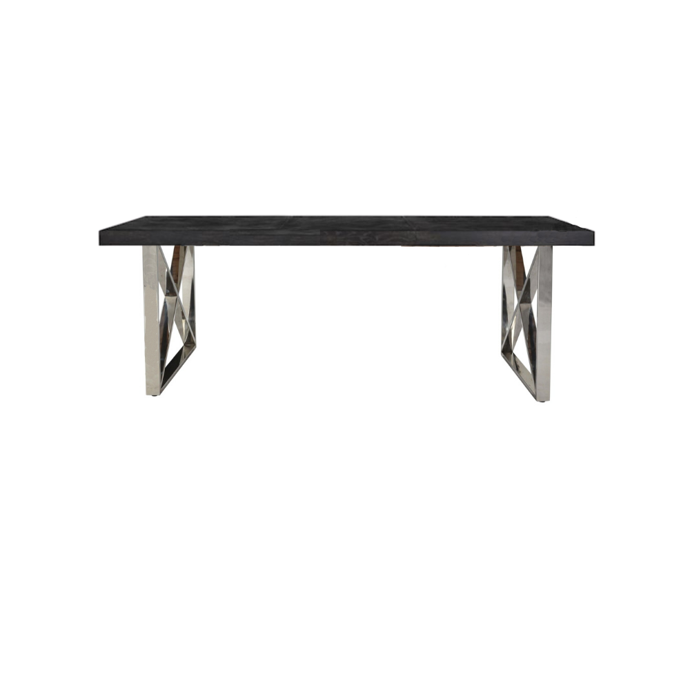Black Bonita Rixos Eettafel - Vierkanten Poten