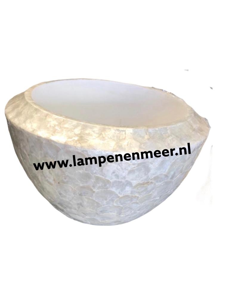 Pot-parelmoer wit