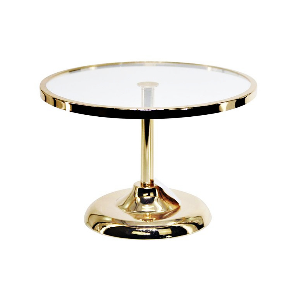 Gebakschaal Op Voet - Elegance - Goud
