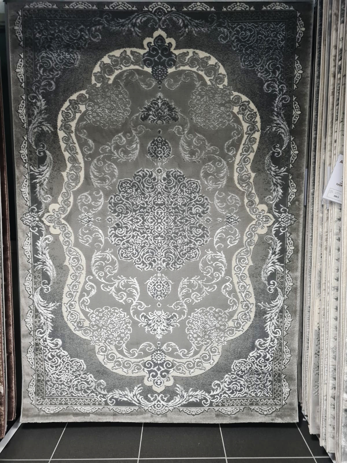 Vloerkleed Agadir Arabica - Grey/Cream