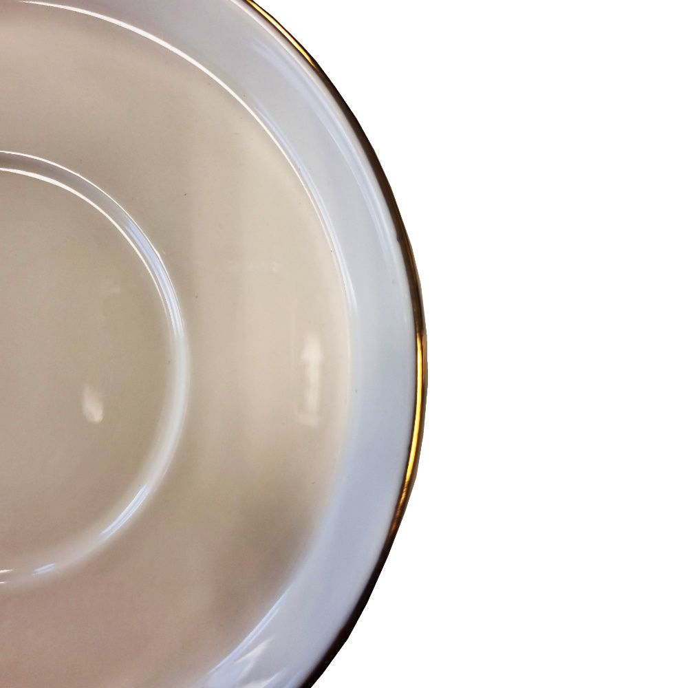Koffieset Paris -Porselein -Wit/Gold -12 Delig