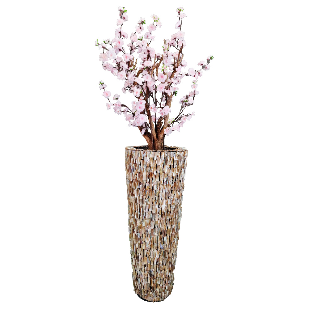 Schelpenvaas - Analia - Roze Bloesem