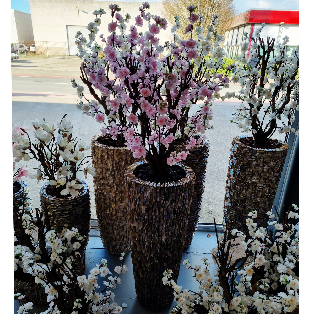 Schelpenvaas - Analia - Roze Bloesem