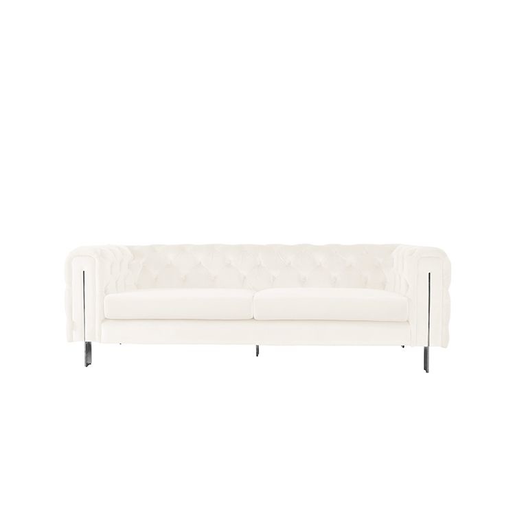 Campanio Bank Zilver - Beige Stof