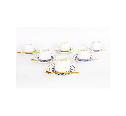 Bricard Bricard thee-espresso set - Marseille- 24-delig