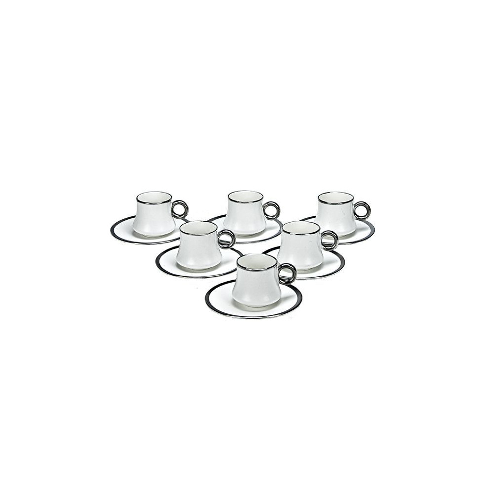 Bricard thee-espresso set - Valleta - White 24-delig