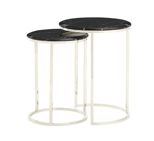 Bologna Bijzettafel - Valentina - Zwart