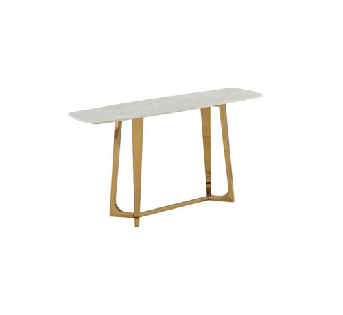 Vivente Bari consoletafel - Aerenia - Goud/Marmer