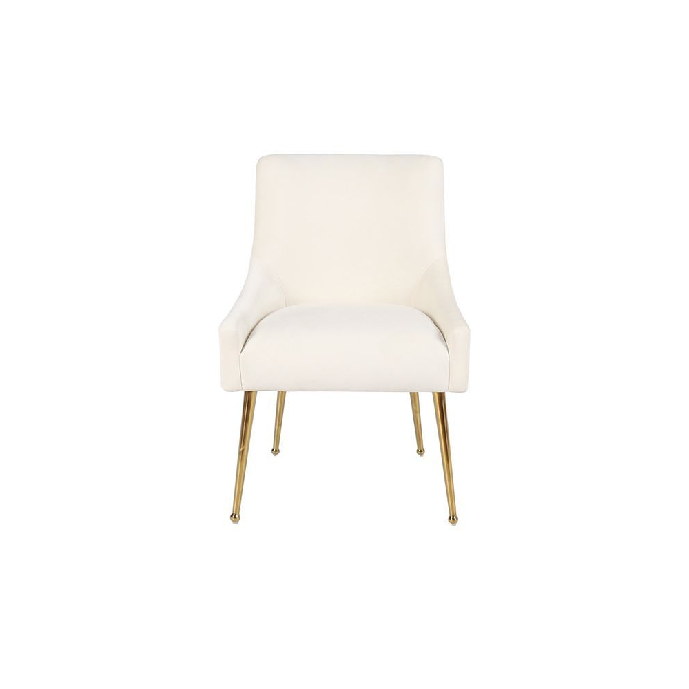 Parma eetkamerstoel - Cadence - Beige/Goud
