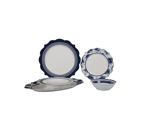 Bricard Bricard Dinner Set- Bron - Blauw 25-delig