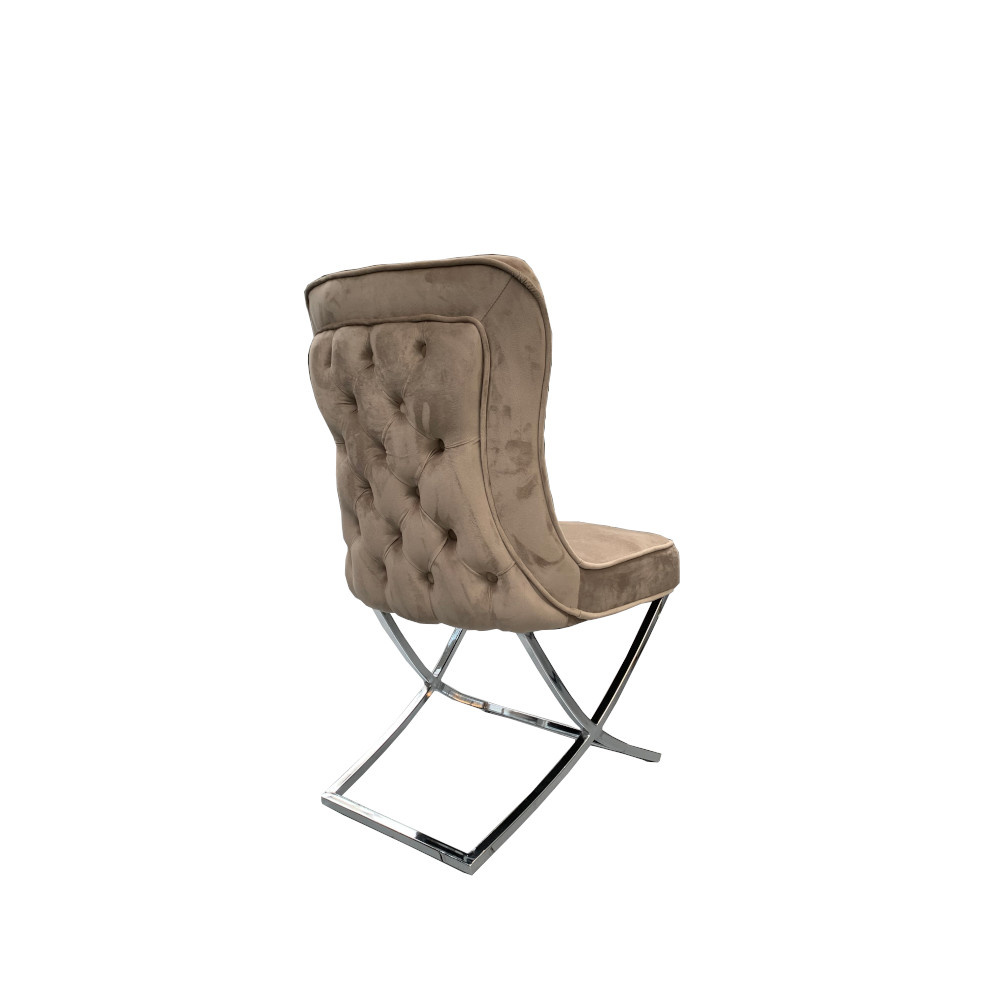 Rixos Velvet Style Stoel - Taupe