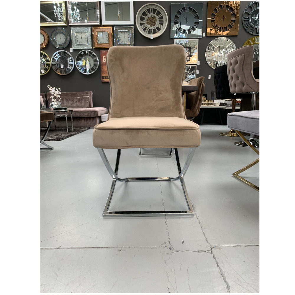 Rixos Velvet Style Stoel - Taupe