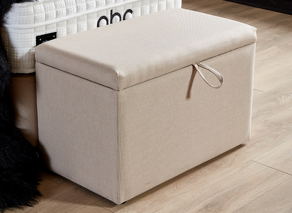Boxspring Ritz beige - 1 persoons incl. matras -