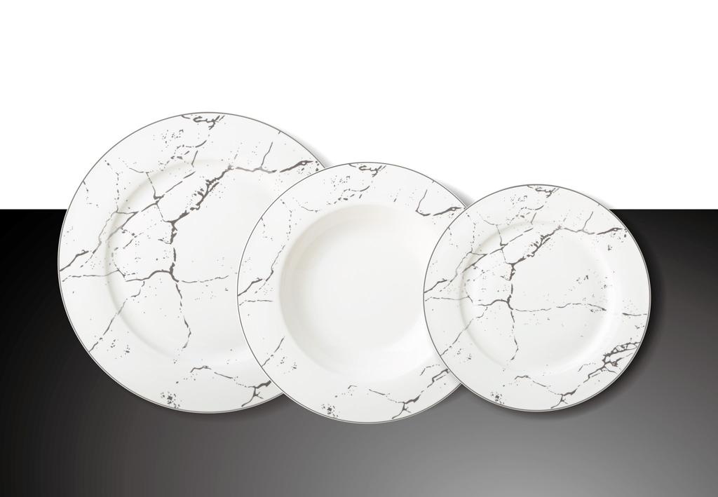 Serviesset - Ornella - Marmer 6 persoons